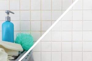 How do hotels keep glass shower doors clean?